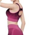 thumbnail image 3 of Abomasnow Women 2 Piece Workout Sets High Waisted Biker Shorts with Pockets Built in Bra Racerback Tank Tops, 3 of 5