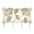 thumbnail image 3 of Patilla De La Pared De La Pared Gingko Leef Diseño Premio Metal Resistente Duración Durante Durante Estilo Elegante Moda Moda Rack, 3 of 7