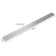 thumbnail image 2 of Guitar Neck Notched Straight Edge Luthiers Tool, Practical Notched Fret Board Straight Edge Luthiers Tool for Guitars Neck Leveling, for Most of Guitar Fretboard and Frets, 2 of 9