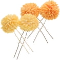 thumbnail image 2 of 2 Paires Épingle à Cheveux Fleur en Forme de U Pince à Cheveux Accessoires pour Cheveux, 2 of 8