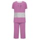 thumbnail image 5 of Sexy Pijama Conjunto para las Mujeres, Cuello Redondo Blusa de Manga Corta Y Pantalones, Traje de Moda Casual, 5 of 9