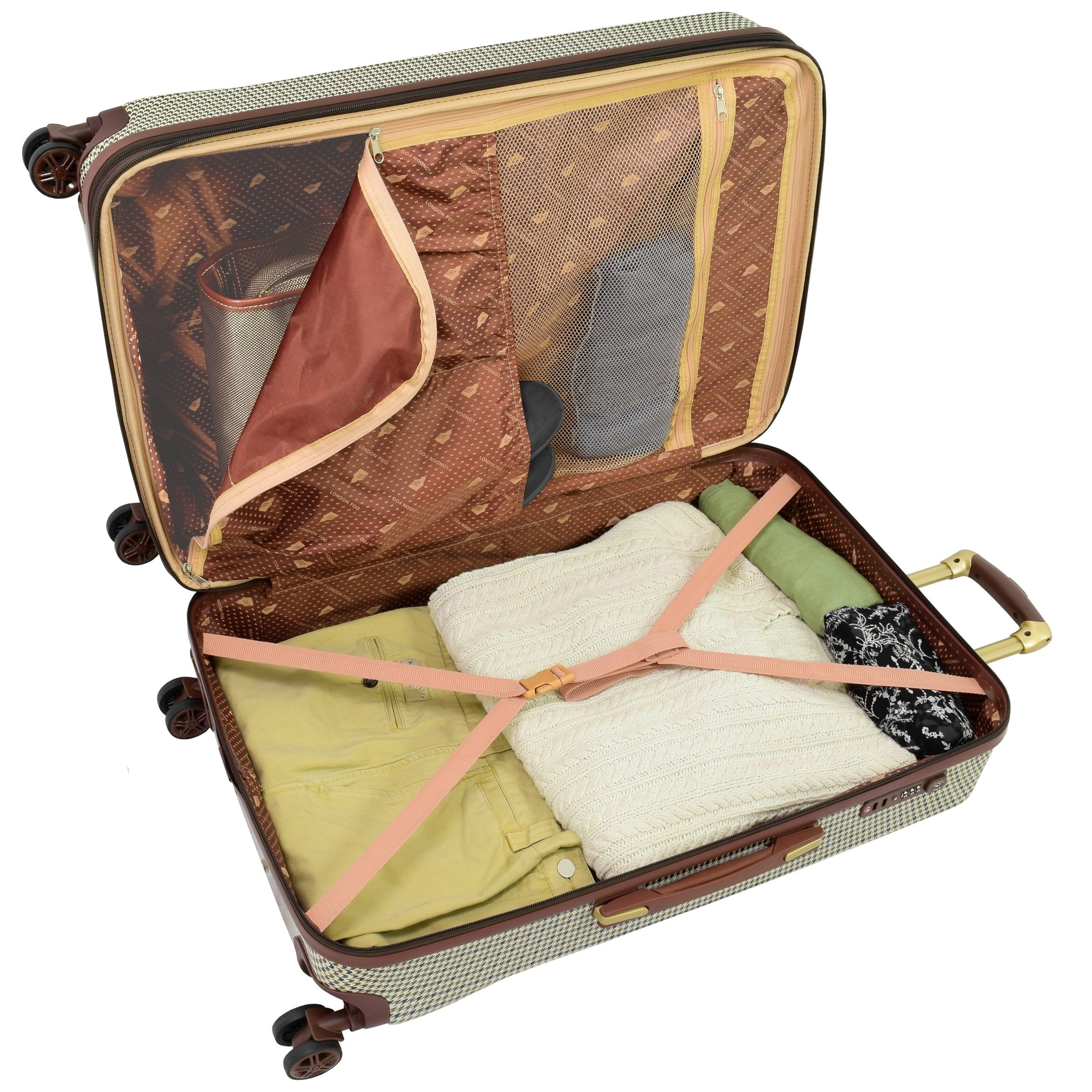 London fog cambridge hardside cheap spinner luggage