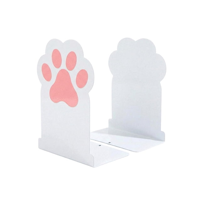 zhangmingg Heavy Duty Decorative Cat Bookends for Secure Shelf Organization and Stylish Display