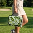 thumbnail image 4 of Psesaysky Golf Cart Seat Covers Universal Golf Cart Seat Blanket with 4 Pockets and Handle Fit for EZGO TXT RXV/Club Car DS Precedent Front Seats 2-Person Seats, Green Pickle, 4 of 8
