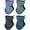 Light Blue, Green, Grey, Black and Blue, variant on 4-Pack Breathable Cooling Neck Gaiter Face Mask with Ear Loops, UV Protection Non-Slip Headwear for Men Women Summer