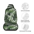 thumbnail image 4 of Daiia Tropical Palm Leaves1 Printed Car Seat Cover - Waterproof & Sweatproof - Universal Fit, Machine Washable, Non-Slip - Seat Protector for Car, Truck, SUV, Van (1 Pack), 4 of 5
