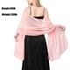 thumbnail image 2 of Ladiery - Chal de gasa para mujer, vestidos de noche, elegantes chales transparentes suaves para novia formal y elegante, 2 of 3