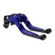 thumbnail image 1 of Palancas de freno y embrague cortas y largas para Yamaha WR125X 2009-2015, palanca de freno ajustable de motocicleta, aleación de aluminio, mango azul con extremo negro, 1 of 6