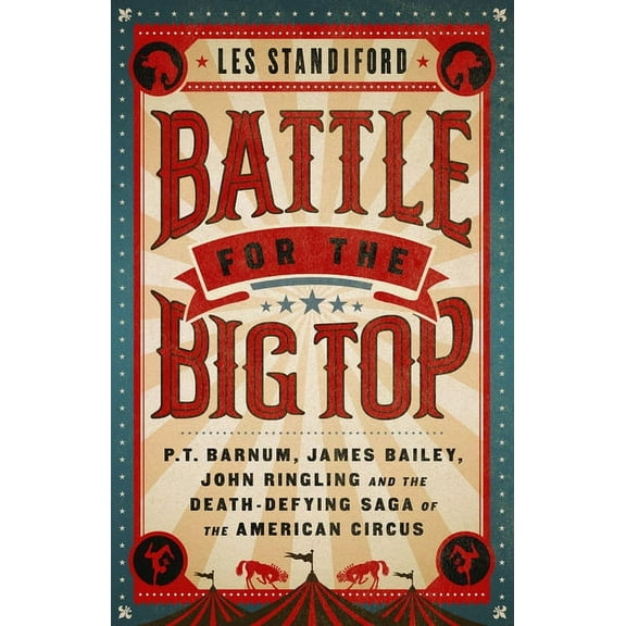 Battle for the Big Top: P.T. Barnum, James Bailey, John Ringling, and the Death-Defying Saga of the American Circus, (Hardcover)