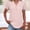 Pink, variant on Vinsonshop Eyelet Tops for Women Travel Clothes Short Sleeve Shirts V Neck Solid Tshirts for Women Eyelet Tees Embroidered Tops Womens Clothing Beach Tops (S-5XL)