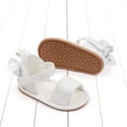 thumbnail image 6 of Aojekbee Baby Girl Summer Sandals Breathable Soft Non-Slip Sole Open Toe Shoes with 3D Bow Newborn Infant Shoes, 6 of 8