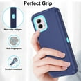 thumbnail image 5 of Asuwish Compatible with Motorola Moto G Power 5G 2024 Phone Case Hybrid Rugged Shockproof Hard Protective Drop Proof Full Body Heavy Duty Mobile Cell Cover for G5 Women Men Blue, 5 of 9
