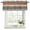 Gray, variant on 2 Pack Farmhouse Burnt Orange Brown Valances for Windows Bedroom Living Room Window Treatments, Vintage Wooden Striped Rod Pocket Valance Drapes Short Kitchen Curtains Over Sink 42"x12"