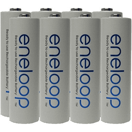 NEW Panasonic Eneloop 4th generation 8 Pack AA NiMH Pre-Charged Rechargeable