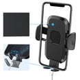 thumbnail image 3 of Soporte para teléfono celular para automóvil, fijación a presión, rotación de 360 grados, soporte para teléfono, abrazadera para salida de aire y ventosa, 3 of 15