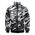 thumbnail image 4 of Chaqueta de camuflaje con estampado 3D para hombre, abrigo de manga larga con estampado moderno y moderno, chaquetas de calle de gran tamaño con cremallera para primavera y otoño, 4 of 5