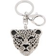 thumbnail image 1 of AVEKI Keychain,Fashion Crystal Leopard Head Key Ring,Mini Metal Keychain,Charm Pendant Gift Key Chain Ring for Car Bag Pendant A0513, 1 of 8