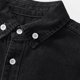 thumbnail image 5 of Blusa y camisa de manga larga con cuello vuelto para hombre, blusa informal a cuadros a la moda con botones y cuello vuelto, blusa de poliéster para hombre, 5 of 6