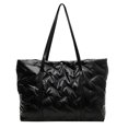 thumbnail image 1 of Bolsos Bolso Hombro Puffer Tote Bag para Mujeres Hombres Algodón Acolchado Gran Capacidad Viajes, 1 of 9
