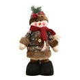thumbnail image 2 of Ganfancp Papá Noel Muñeco de Nieve Reno Figurita Decoración con Altura Ajustable Decoración de Escritorio de Navidad Ofertas Del Día Sólo En Línea 1 Muñeca, 2 of 6