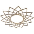 thumbnail image 2 of Ekena Millwork 34"OD x 13 1/8"ID x 1/4"T Eleanor Wood Fretwork Pierced Ceiling Medallion, Birch, 2 of 3
