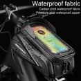 thumbnail image 3 of Visland Waterproof Bicycle Bag Zipper Closure Touch Control Design Phone Container Universal Easy to Install Cycling Organizer Bag, 3 of 7