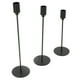 thumbnail image 5 of 3 juegos de candelabros negros, soporte de vela alto cónico de hierro forjado de Metal mate negro, accesorios de boda, 5 of 12