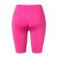 thumbnail image 3 of Womens Yoga Shorts High Waist Tummy Control Fitness Workout Shorts With Pockets, 3 of 4