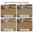 thumbnail image 7 of ODIKA 2'x3' Washable Accent Rug Vintage Abstract Earth Tone Medallion With Distressed Boho Border for Bedroom, Nursery, RV, Pet Friendly, Bedside Mat, 7 of 7