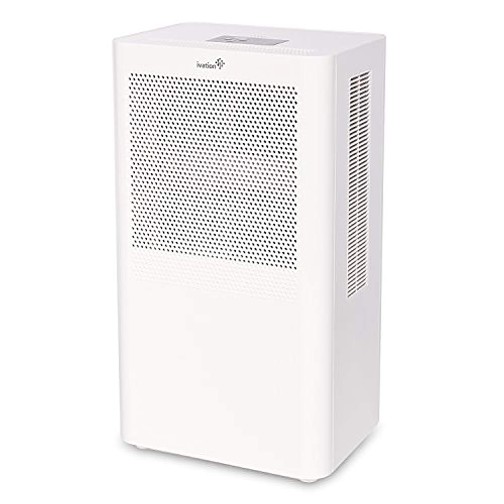 Ivation SmallArea Compact Dehumidifier With Continuous Drain Hose for