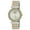 Two Tone, variant on Women's Two Tone Unisex Constellation Dial Double Crystal Bezel Watch