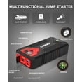 thumbnail image 3 of Jump Starter CARHEV 3000A 24000 mAh para gas/diésel de 8.0 litros, 3 of 7
