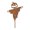 A, variant on Yashow 4 Pcs Halloween Garden Stakes 13.6x8.5 Inch, Vintage Distressed Metal Pumpkin Scarecrow Yard Art, Rustic Fall Outdoor Decor for Lawn, Patio and Pathway