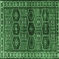 thumbnail image 1 of Ahgly Company Indoor Square Persian Emerald Green Traditional Area Rugs, 3' Square, 1 of 4