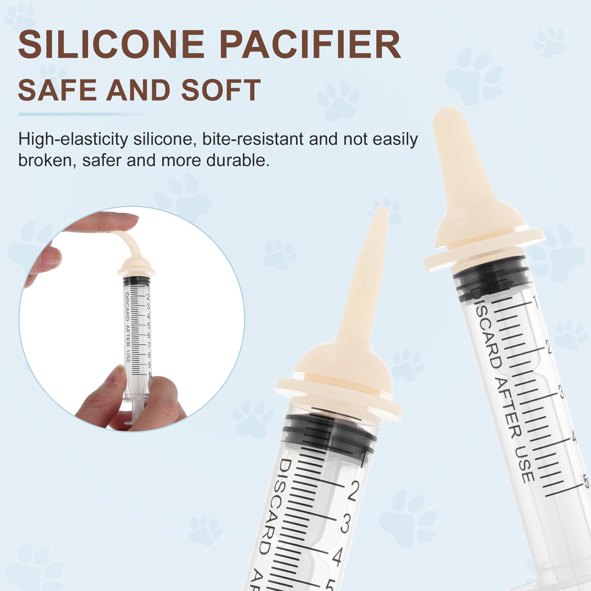 Unique Bargains Kitten Bottle Feeding Kit Apricot