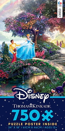 Thomas Kinkade Disney Cinderella Dreams Collection 750 PC Puzzle for sale online 