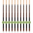 thumbnail image 3 of Lot de 10 Queues de Billard ASKA L2 Brunes, Longueur Standard 58 Pouces, Tige Canadian Maple, Embout Rigide 13 mm, Poids Mixtes, 3 of 6
