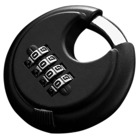 HONITANO Sturdy Outdoor Gate Locks for Fence Metal Combination Safety Padlock in Black