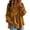 55#Ginger, variant on Empire Waist Velvet Top for Women Long Sleeve Scoop Neck Ruched Babydoll Blouse Bishop Sleeve Ruffled Cuff Loose Fit Dressy Casual Going Out Winter
