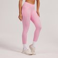 thumbnail image 7 of PISONIC Women Two Pieces Workout Set Tank Top Color Block High Waist Leggings Gym Work Outfits with Pockets, 7 of 7