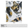 thumbnail image 4 of Orinice Cute Cat Warm Lightweight Blanket Soft Fleece Blankets for All Seasons - Perfect Living Room Sofa Decor and Cow Gifts - Multiple Sizes Available 50x60in, 4 of 6