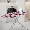 thumbnail image 2 of Kuiaobaty Cat Pumpkin Bat Pink Ironing Board Cover with Elastic Edges, Machine Washable Standard Size Iron Board Cover for Halloween Home Decor, 55" x 16", 2 of 5