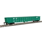 Walthers Trainline HO Scale 50ft Gondola Penn Central/PC (Jade Green) #525702