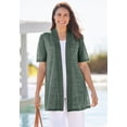 thumbnail image 2 of Woman Within Plus Size Lightweight Open Front Cardigan Sweater, 2 of 5