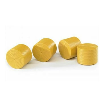 Bruder 02344 4 Round Unwrapped Hay Bales