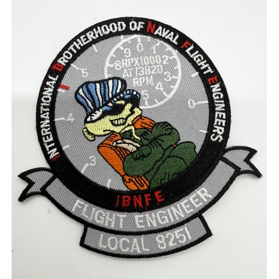International Brotherhood of Naval Flight Engineers, 4 inch, Sew On