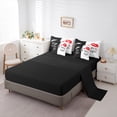 thumbnail image 5 of Manfei Lover Bedding Comforter Set 7-Piece,Couple Mr Mrs King Bedding Sets,Romance Funny Quote Bed Sheets For Adults,Super Cozy Room Decor Reversible, 5 of 8