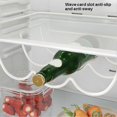 thumbnail image 2 of Wine Bottle Holder Countertop Wine Bottle Display Rack Refrigerator Bottle Rack with Strong Bearing, 2 of 5