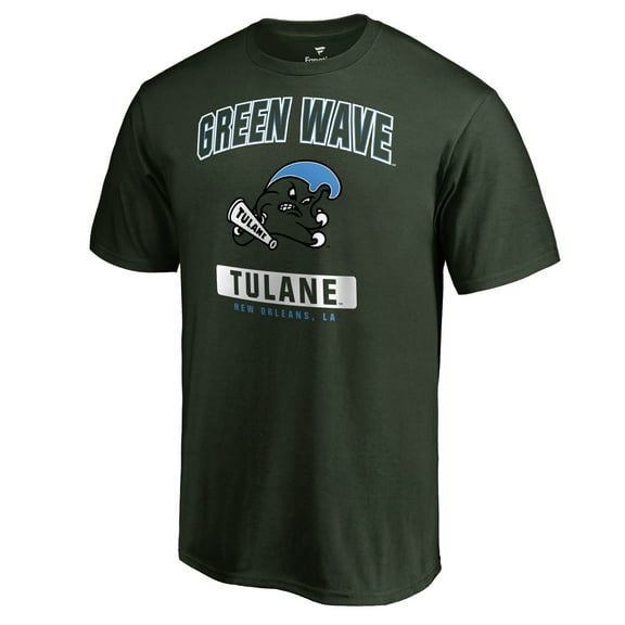 Men's Green Tulane Green Wave Campus Icon T-Shirt