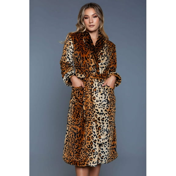 Be Wicked Leopard Robe